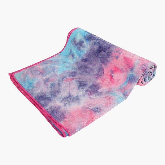 TOPKO Tie Dye Microfiber Yoga Towel with Silicon Dot