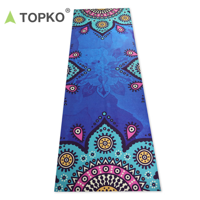 100% Grippy Microfiber Yoga Towel 