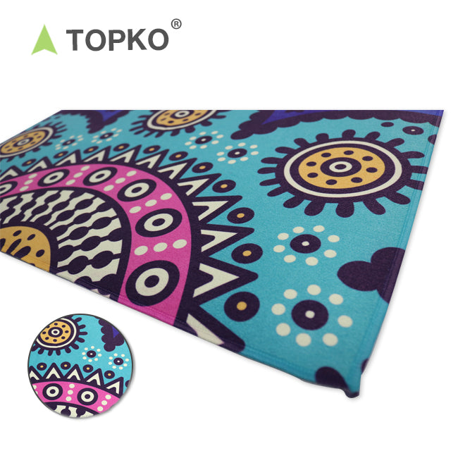 100% Grippy Microfiber Yoga Towel 