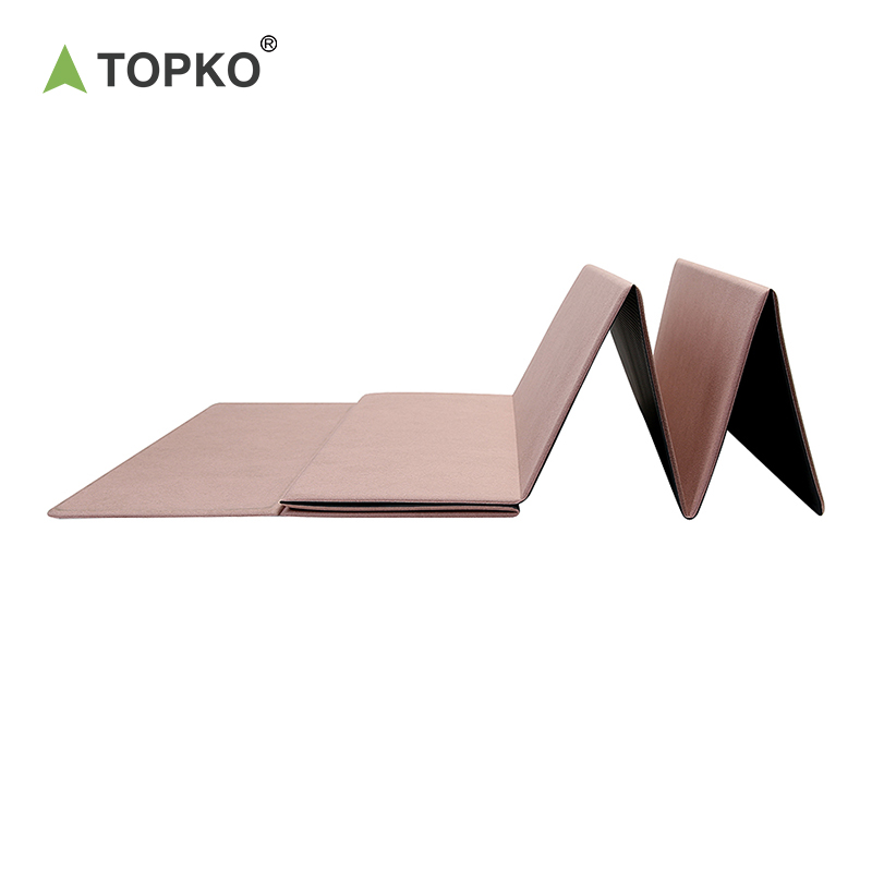 New Premium POE & Tech Fabric 8 - Fold Foldable Yoga Mat